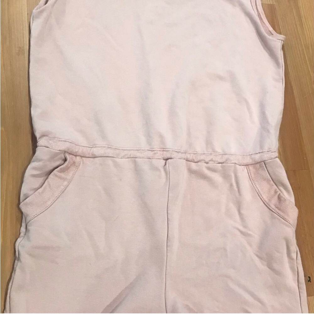 Bijou Sauvage Girls' Sleeveless One-Piece Romper in Light Pink NWOT Size S